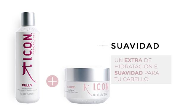 Fully Champú + Cure Acondicionador. la combinación perfecta para obtener un cabello mucho más suave