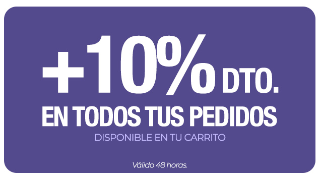 10% DESCUENTO EXTRA
