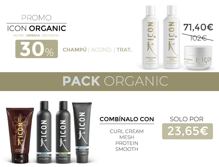 Promo icon organic con el 30% de descuento