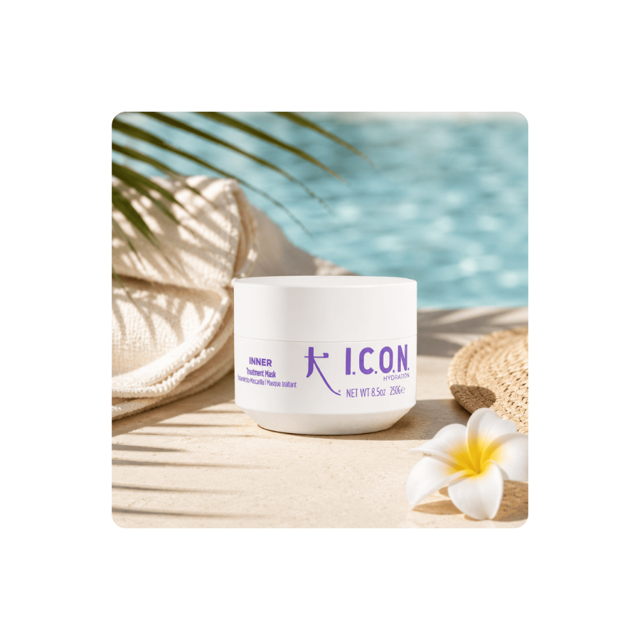 Tratamiento hidratante ICON Inner para el cabello en verano