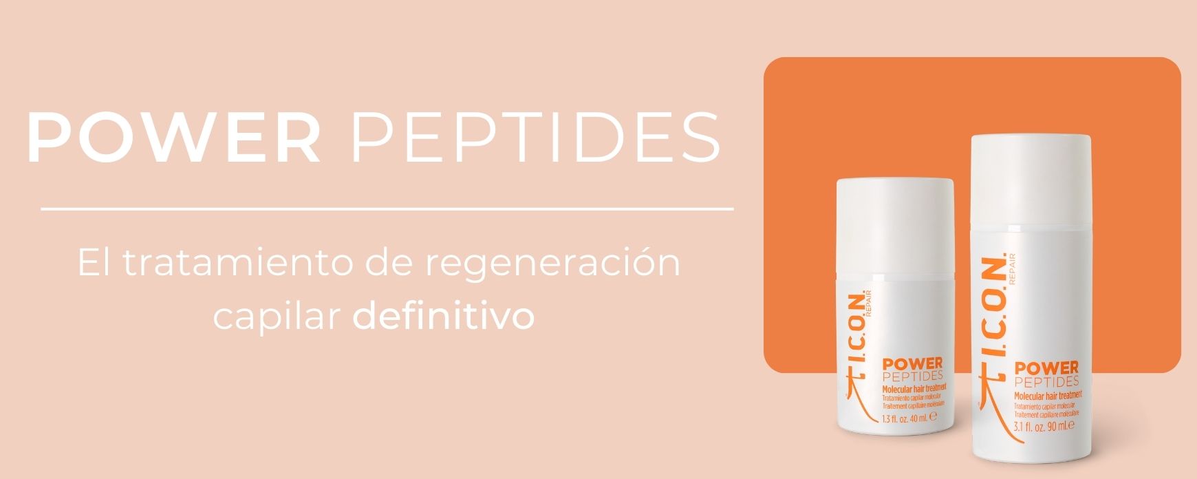 ICON power peptides: el tratamiento de reparación capilar definitivo