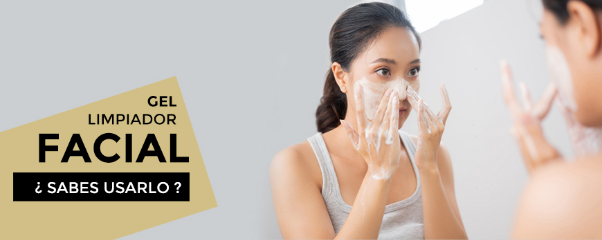 ¿Cómo usar el gel de limpieza facial?
