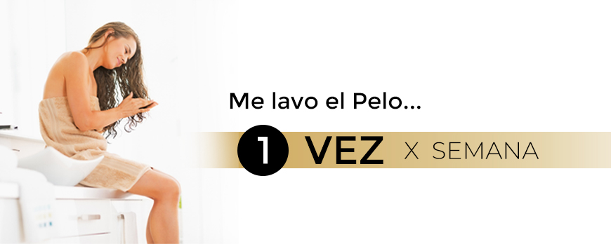 ¿Te lavas el Pelo 1 vez por semana?